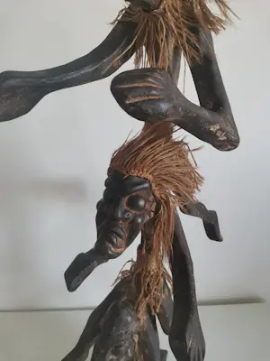 Niet of onleesbaar gesigneerd - Fraai Afrikaans beeld kopen? Bied vanaf 10!