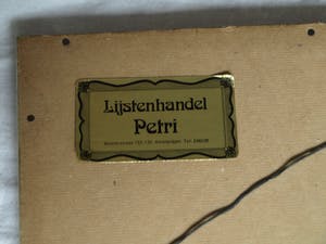 Niet of onleesbaar gesigneerd - Ingelijste houtsnede , ‘IJslelies’ – handdruk kopen? Bied vanaf 1!