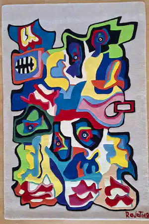 Roja Ting - Limited Edition Art Rug 3/8 kopen? Bied vanaf 915!