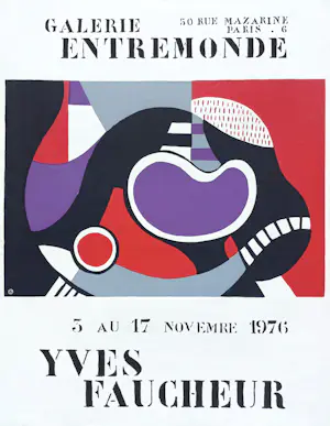 Yves Faucheur - Galerie Entremonde, gezeefdrukt affiche (1976) kopen? Bied vanaf 30!