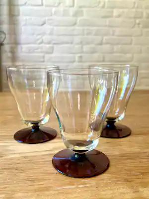Willem Rozendaal - Set van 3 “Campanula” glazen, Kristalunie Maastricht door W.J.Rozendaal uit 1935 kopen? Bied vanaf 45!