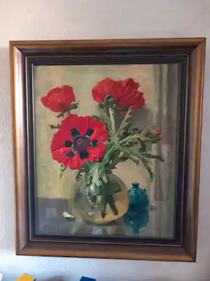 Piet Cottaar - Klaprozen verkocht voor € 125!