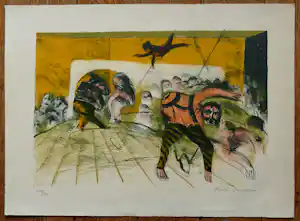 Martin Engelman - Circus 1 Prent 190 kopen? Bied vanaf 40!