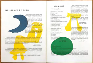 Joan Miro - Derrière Le Miroir - no. 14-15 - Jaar 1948 - Maeght Paris - 2e Editie - Goed kopen? Bied vanaf 50!