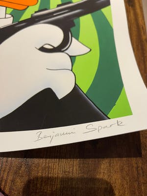 Benjamin Spark - Donal Duck Original Print NEW kopen? Bied vanaf 200!