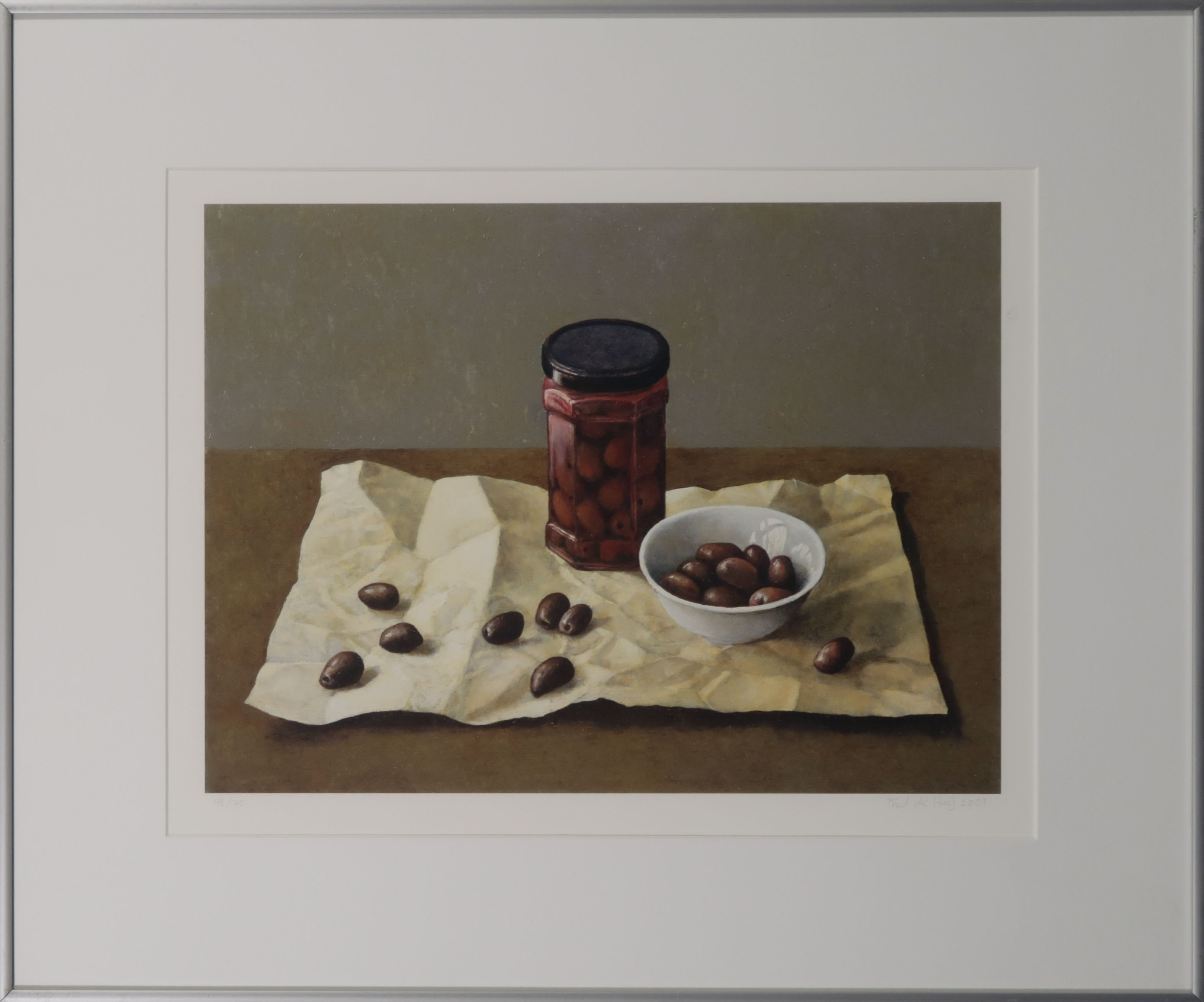 Fred de Heij - Giclée, Stilleven II - Ingelijst kopen? Bied vanaf 35!