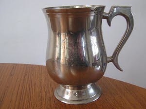 Curiosa - Verzilverde Bierkroes van Zilverstad Schoonhoven kopen? Bied vanaf 1!