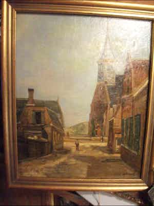 Jacobus Petrus Cornelis van Os - GEZICHT OP EGMOND AAN ZEE verkocht voor € 60!