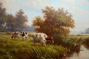 Ron Meilof - Koeien in een Zomerlandschap kopen? Bied vanaf 800!