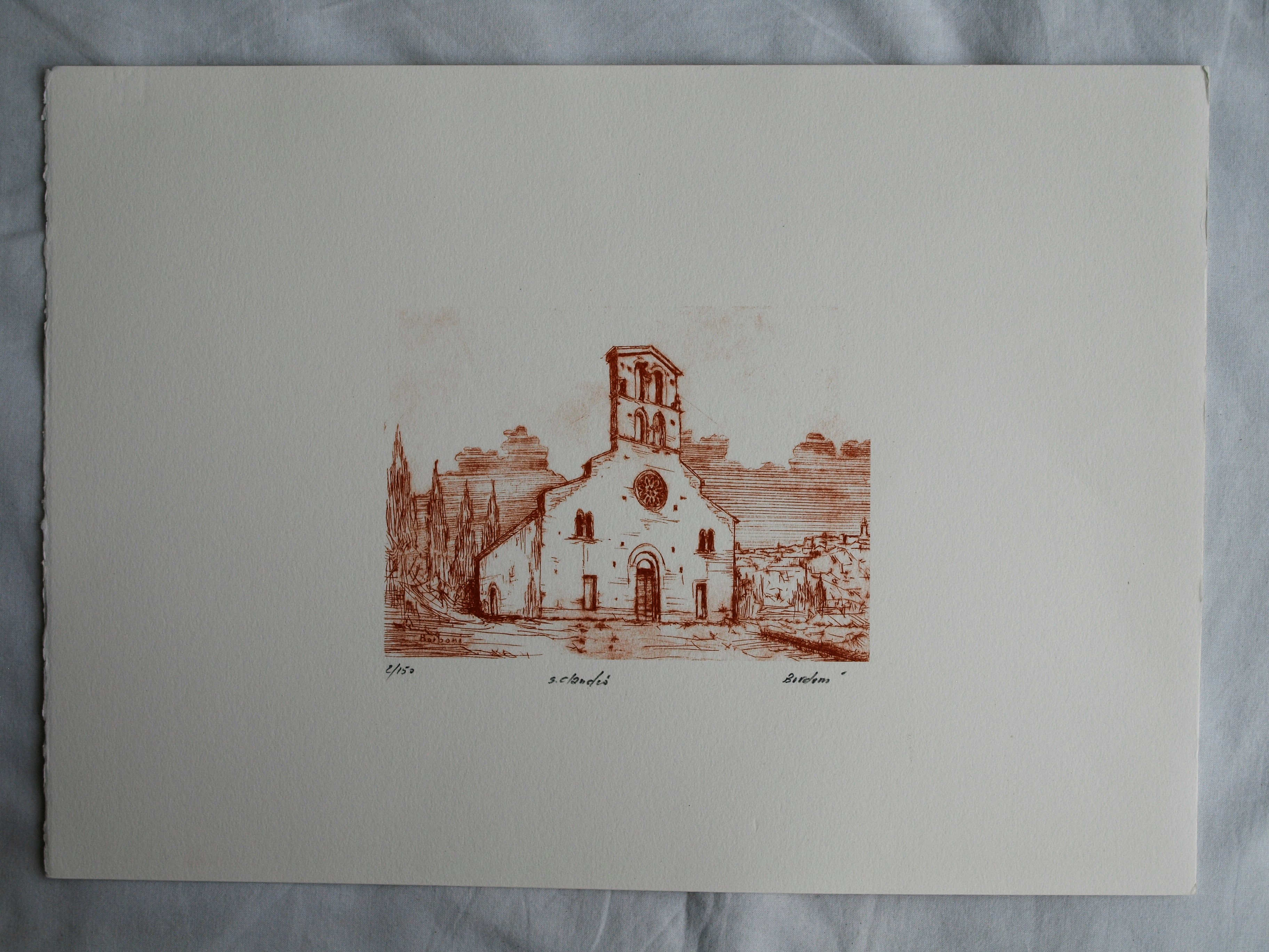 Niet of onleesbaar gesigneerd - 3 Litho’s , gesigneerd – Italiaanse kunstenaar kopen? Bied vanaf 1!