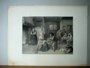 Jean Baptiste Madou - Boerenbinnenhuis verkocht voor € 20!