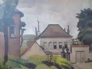 Anne-Pierre De Kat - Dorpsgezicht Belgie 1930 kopen? Bied vanaf 400!