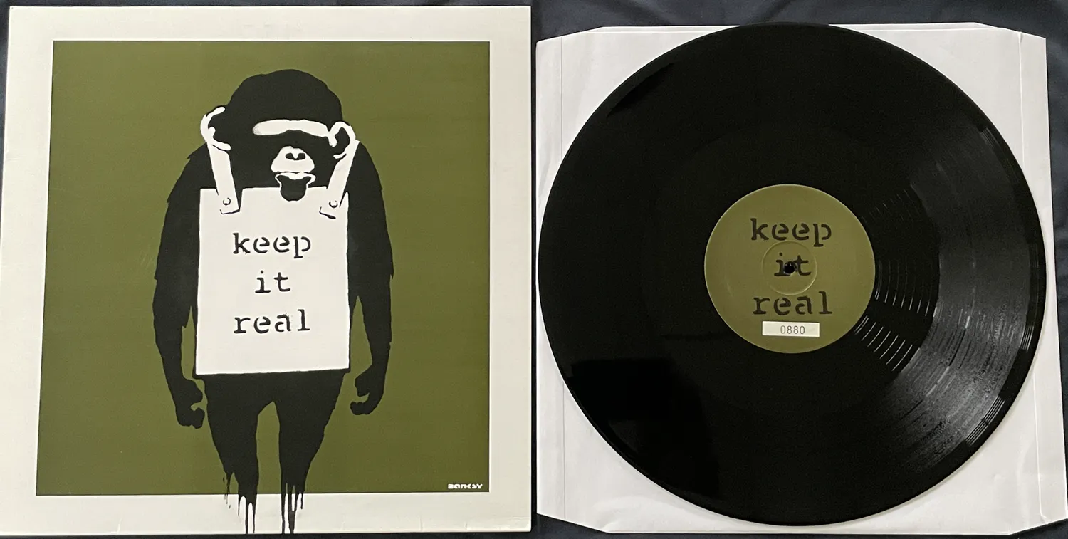 DJ DM / LAUGH NOW EP バンクシー banksy BANKSY DJ DM Keep It Real Laugh Now (Silver Cover Record)