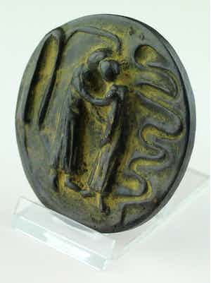 Inka Klinckhard - Bronzen penning: Verloren zoon, 1983 verkocht voor € 125!