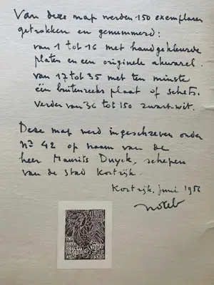 Marcel Notebaert - 8 zwart-wit tekeningen van figuren en taferelen. kopen? Bied vanaf 280!