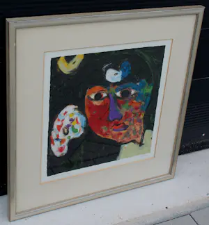 Eugène Brands - Ingelijste litho: "de schilder" kopen? Bied vanaf 350!
