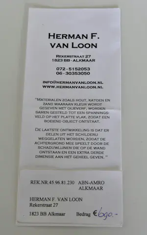 Herman van Loon - Werk van Herman van Loon kopen? Bied vanaf 125!