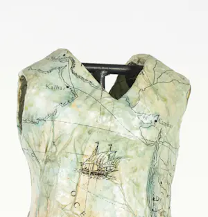 Niet of onleesbaar gesigneerd - Sculptuur van Papier-maché op een ijzeren houder kopen? Bied vanaf 1!