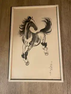 Xu Beihong - Paard in draf verkocht voor € 50!