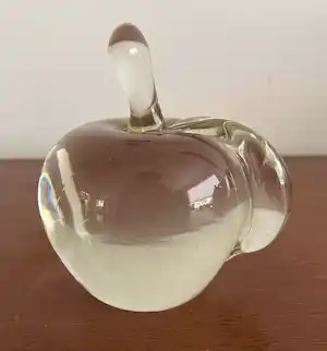 Cenedese - Vintage glazen appel verkocht voor € 25!