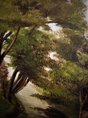Pol Craps - Sfeervol olieverf - Belgisch impressionisme "Pajotten-landschap" gesigneerd kopen? Bied vanaf 20!