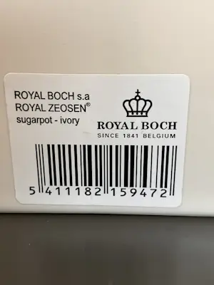 Royal Boch - Zeosen set 4 x kop en schotel met suikerpot en melkkannetje kopen? Bied vanaf 20!