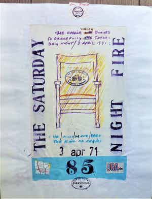 Viktor IV - THE SATERDAY NIGHT FIRE . verkocht voor € 150!