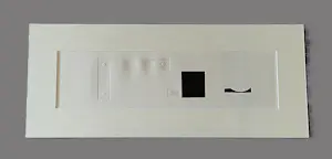 Theo Beerendonk - Monochrome jaren 60 reliëfdruk -geometrische compositie- UNICA exemplaar kopen? Bied vanaf 68!