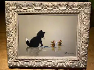 Henk Poeder - Kitten met muisjes verkocht voor € 149!