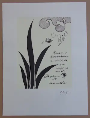 Georges Braque - LOT VAN 2 STUKS / ZW-W LITHO / 60x45cm kopen? Bied vanaf 20!