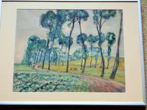 James William Frater - Aquarel - Linkebeek verkocht voor € 45!