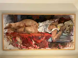 Herman Tjepkema - Liggend naakt verkocht voor € 220!