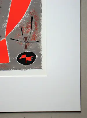 Gustave Singier - Abstracte compositie - 1955 - Originele lithografie - Mourlot kopen? Bied vanaf 100!
