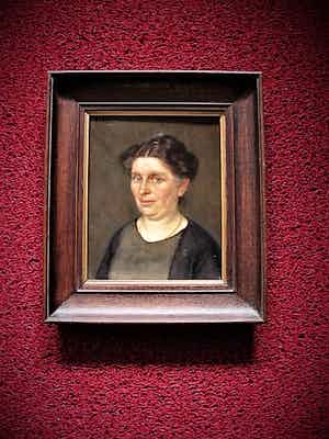 Henk Meijer - Weergaloos mooi geschilderd realistisch olieverf portret van Dame verkocht voor € 110!