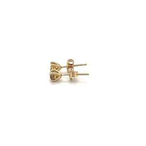 New brillant earrings in 14 Karat (585) yellowgold with natural fancy color kopen? Bied vanaf 650!