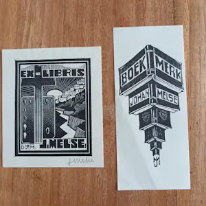 Johan Melse - "Stilte over Zeeland" met extra 2 stuks Ex Libris waarvan 1 gesigneerd kopen? Bied vanaf 32!
