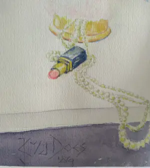 Niet of onleesbaar gesigneerd - J.C. van der Does, handgesigneerde aquarel kopen? Bied vanaf 1!