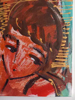 Hrasarkos - Fusie van de ziel – Acrylverf schilderij - gesigneerd kopen? Bied vanaf 190!