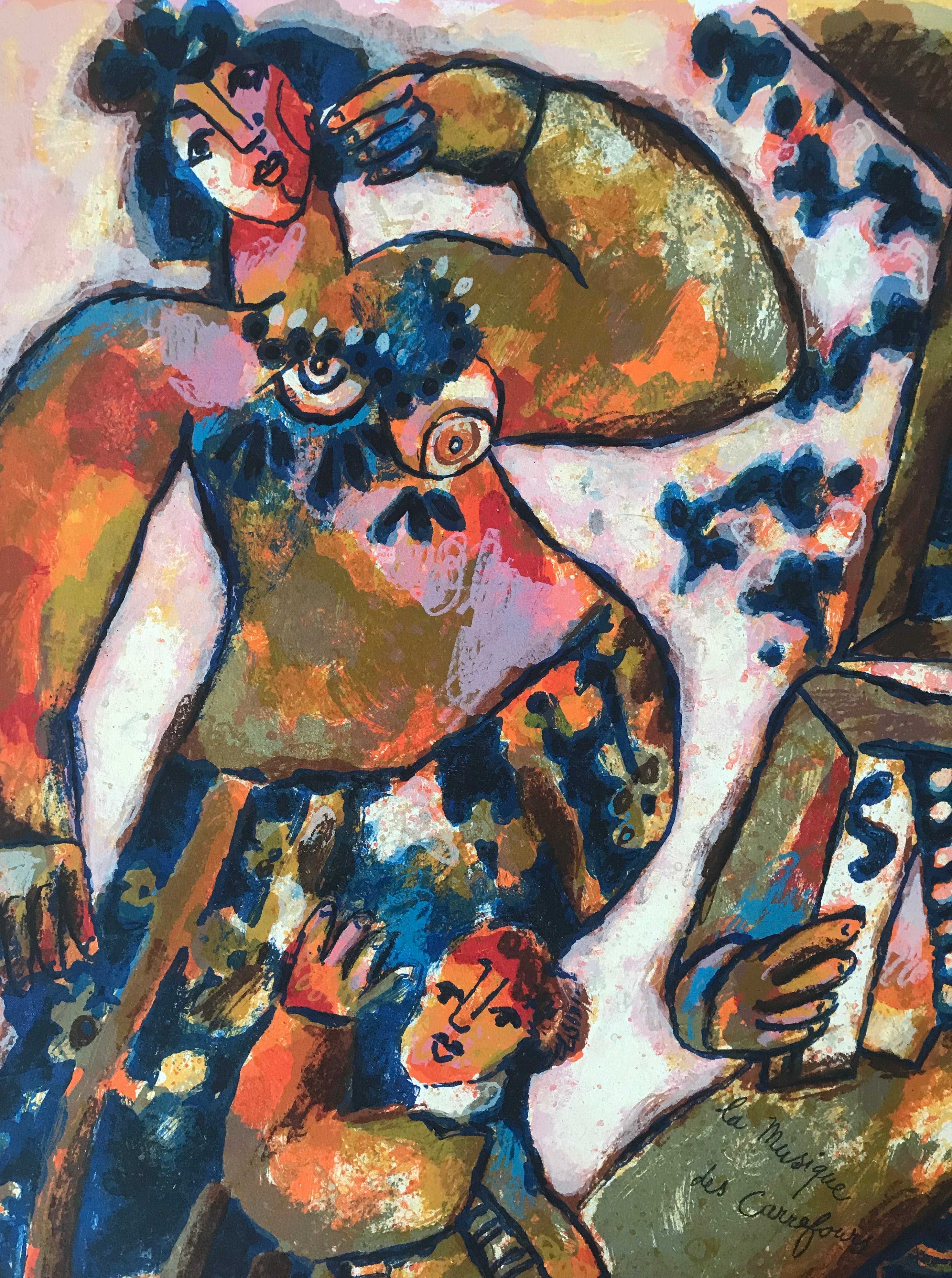 Theo Tobiasse - Kleurenlitho - Gesigneerd - 200/200 - Zonder lijst kopen? Bied vanaf 195!
