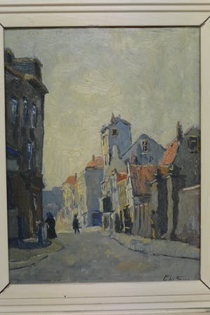 Christiaan Soer - Twee Stadsgezichten kopen? Bied vanaf 50!