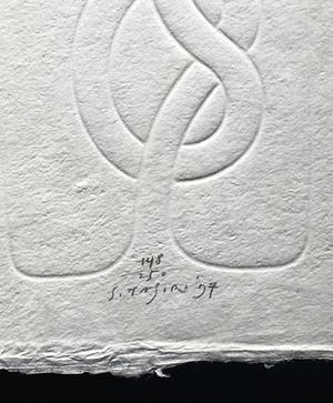 Shinkichi Tajiri - diepdruk ‘Knoop’ - 1997 - incl. publicatie kopen? Bied vanaf 175!