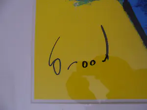 Herman Brood - Grote ingelijste zeefdruk: Vliegtuig 3 kopen? Bied vanaf 285!