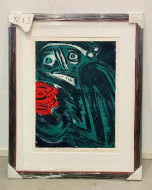 Bengt Lindstrom - zonder titel maar met lijst! kopen? Bied vanaf 325!