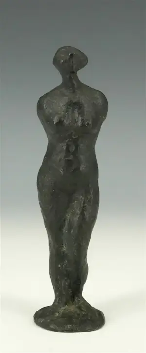 Ed van Teeseling - Bronzen beeld: staand naakt kopen? Bied vanaf 250!