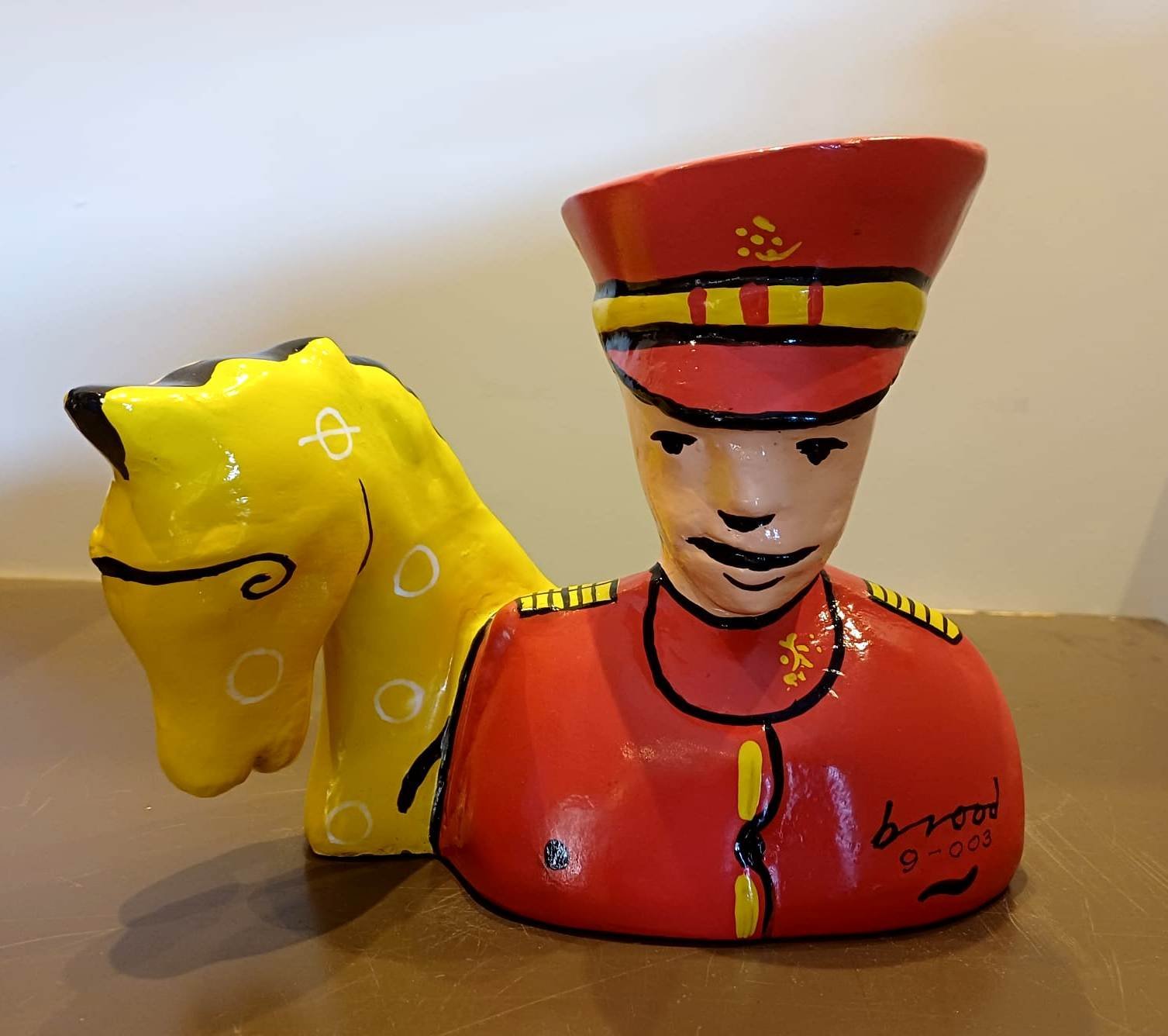 Herman Brood - beeld: Huzaar (oplage slechts 100 stuks, met certificaat Xandra Brood)) kopen? Bied vanaf 225!