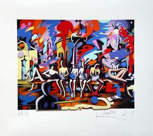 Mark Kostabi - Midnight at noon verkocht voor € 64!