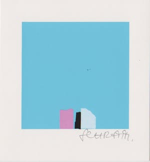 Bodo Schramm - Drie handgesigneerde zeefdrukken: Abstracte Composities I, II, III kopen? Bied vanaf 24!