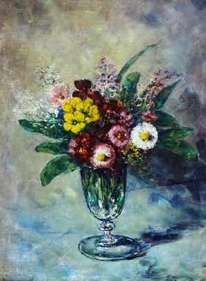 Martha Grondhout-Heshusius - Bloemstilleven verkocht voor € 55!