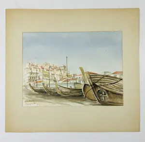 H.F. van Goor-Methorst - Albufeira, stadsgezicht kopen? Bied vanaf 55!