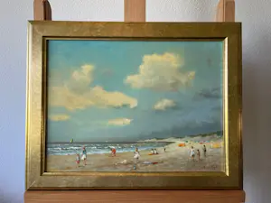 L. van Vugt - Zonnig dagje op het strand kopen? Bied vanaf 250!